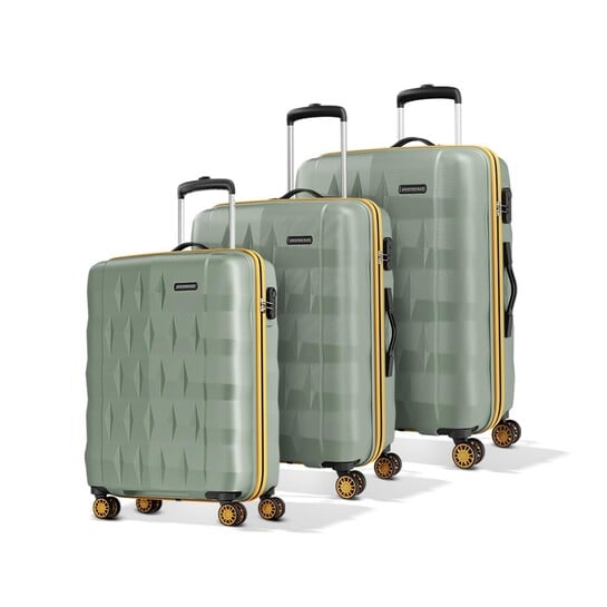 Click to enlarge Aristocrat Comet Set of 3 (Cabin+Medium+Large) Hard Case Trolley Bags