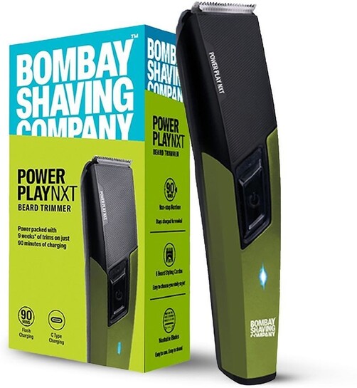 BOMBAY SHAVING COMPANY POWER PLAY NXT BEARD TRIMMER Trimmer 90 min Runtime 6 Length Settings (Multicolor)