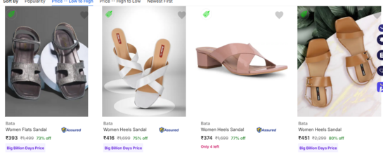 Click to enlarge Bata Women's White Cross-Strap Slip-On Heeled Sandals / Mules