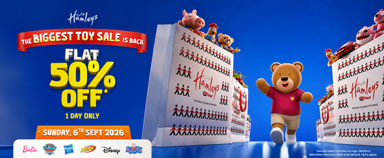 THE Biggest Toy Sale - Flat 50% Off & Other offers