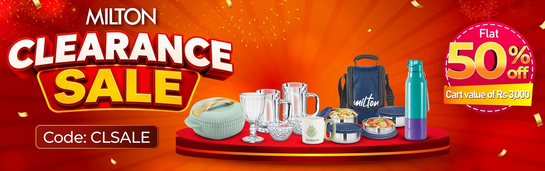 Clearance Sale | Flat 50% Off cart value of ₹3000