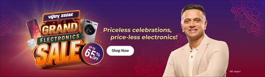 Grand Electronics Sale for Dussehra – Exciting Offers on Electronics & Home Appliances - Upto 65%Off + Instant bank offers & Discounts