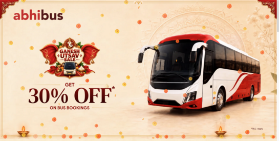 Abhibus - GANESH UTSAV SALE | Get 30% Off on Bus Booking