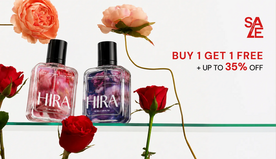 HIRA Fragrances - Buy 1 Get 1 Free + Upto 35% Off
