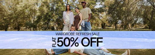 Wardrobe Refresh Sale | FLAT 50% OFF