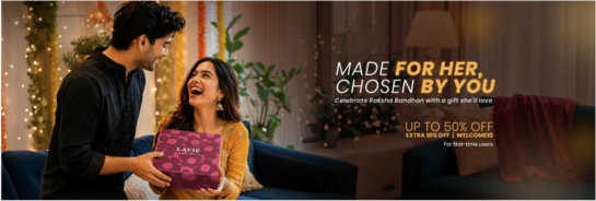 Made for Her - Upto 50% Off + Extra 10% Off | Get 5% additional off on prepaid orders