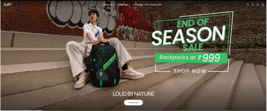 End Of Season Sale | Backpacks at ₹ 999