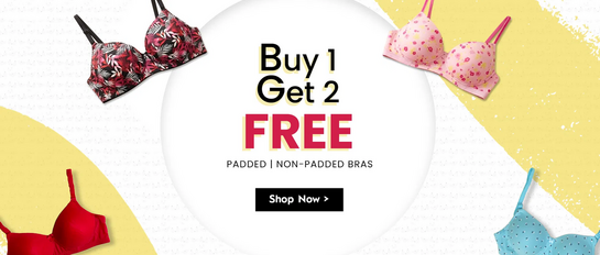 BUY 1 GET 2 FREE | PADDED | NON-PADDED BRAS
