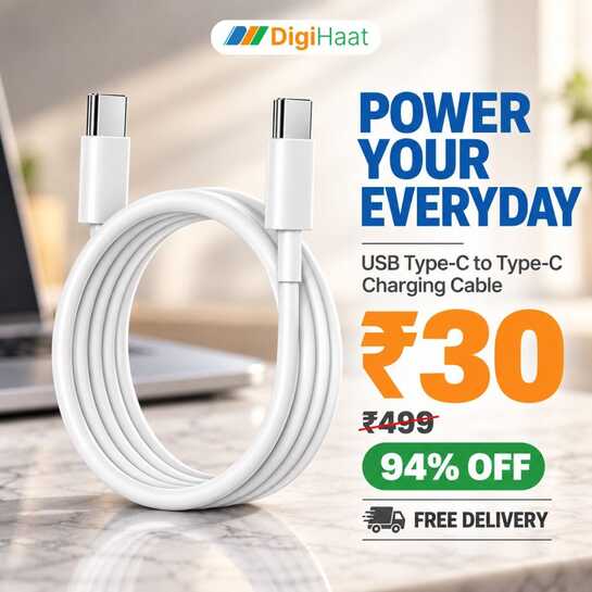 Type C to Type C 8A 65W Cable, 1M, Compatible with iPhone 16/15 Series, PixelOther Android and iOS C to C Device (White)