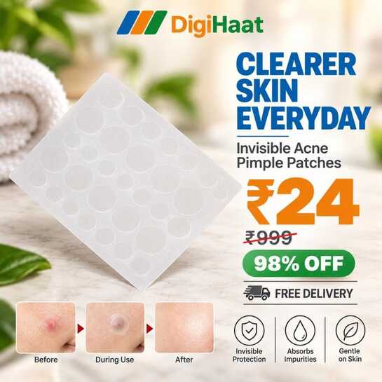 Check out 36 Pieces, Acne and Skin Tag Removal Patches, Absorbing Cover, Invisible, Blemish Spot, Hydrocolloid, Skin Treat on DigiHaat