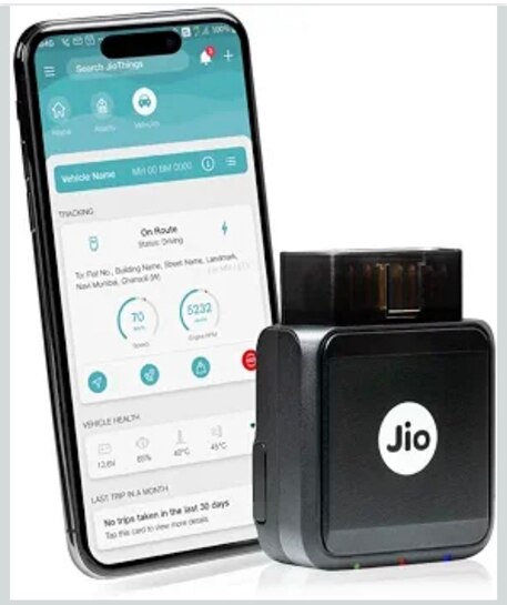 JioMotive OBD GPS Tracker & Wi-fi Router| 4G eSIM Plug n Play