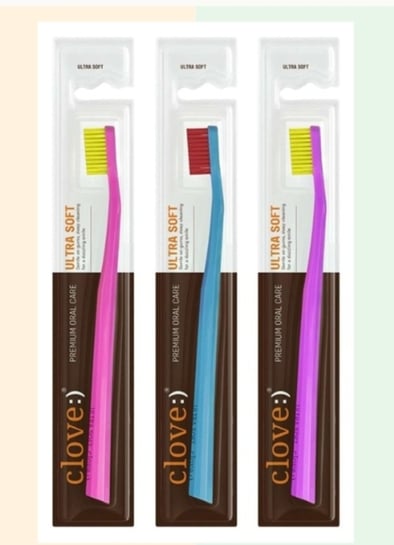 Clove Ultra Soft Toothbrush - Pack of 3