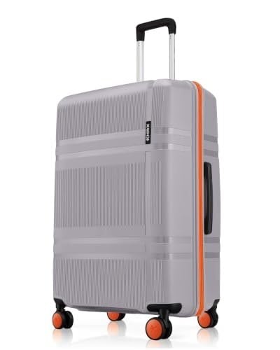 Click to enlarge HRX Helium Medium Size Canes Grey Polypropylene Hard Shell Suitcase
