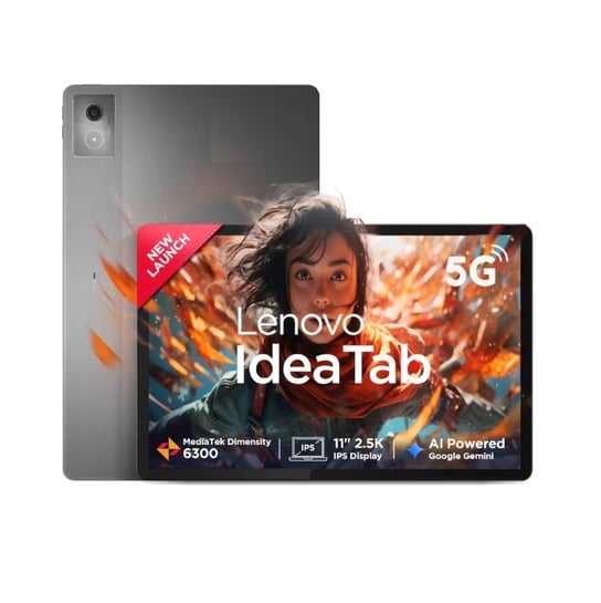Lenovo Idea Tab | 6 GB RAM & 128 GB ROM | 11" 2.5K IPS Display | 5G & Wi-Fi | 8 MP Rear Camera | Luna Grey on Instamart: