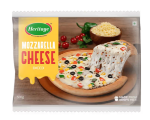 Instamart : Heritage Mozzarella Cheese Diced 500 g (Location Specific)