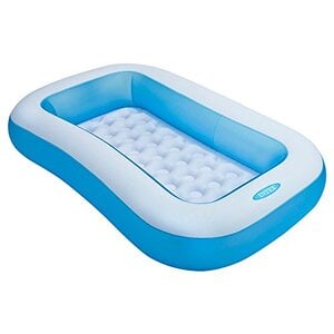 Intex Soft Inflatable Rectangular Swimming Pool-(Multi Color)