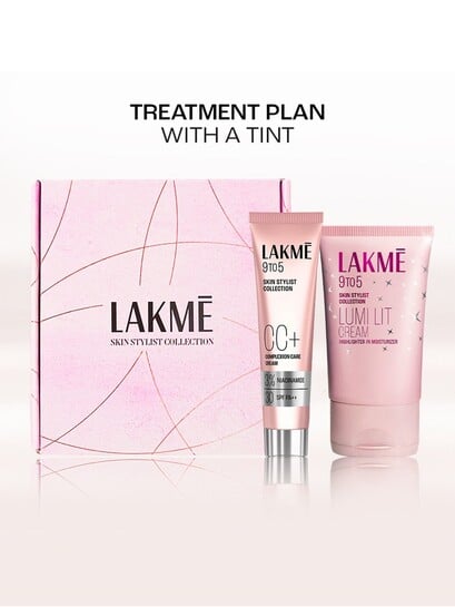 Lakme Festive Gift Box With Lumi Lit Cream 60g & CC Cream 30g - Day Cream