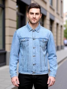 Jeancherry Men Denim Jacket