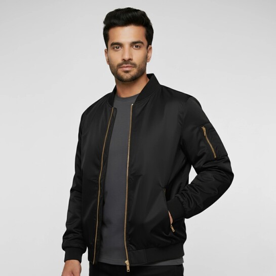 Mia Fashion Men Solid Casual Jacket