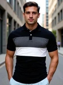 Garimaknitwear Color Block Men Multicolor T-Shirt
