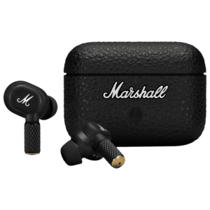 Marshall MOTIF II TWS Earbuds with ANC, Wireless Charging & IPX5 Water Resistance (Black)