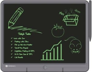 Portronics Ruffpad 15 , POR 1237 11.6 x 8.5 inch Graphics Tablet Connectivity - Wireless (Grey)
