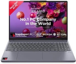 Lenovo IdeaPad Slim 3 Snapdragon X - (16 GB/512 GB SSD/Windows 11...more