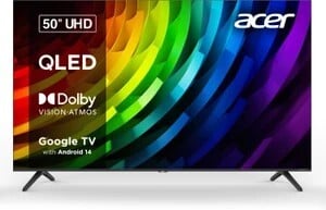 Acer V Pro Series 127 cm (50 inch) QLED Ultra HD (4K) Smart Google TV (AR50QDQGR2851AD)