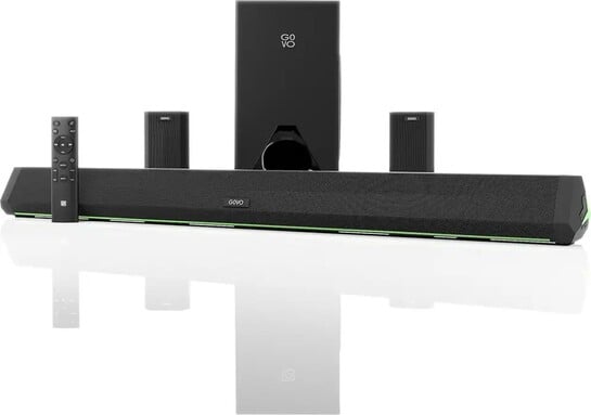 Click to enlarge GOVO GOSURROUND 950 500 W Bluetooth Soundbar (Platinum Black, 5.1 Channel)