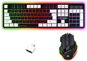 Ant Esports KM1410 Wired Gaming Keyboard and Mouse Combo Set (Black)