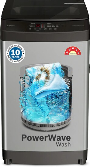 BOSCH 8 kg Fully Automatic Top Load Grey (WOE80AH0IN)