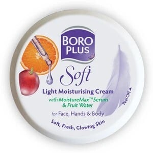 BOROPLUS Soft Light Moisturising Cream Light & Non-sticky|Provides 24 hour moisturisation (300 ml)