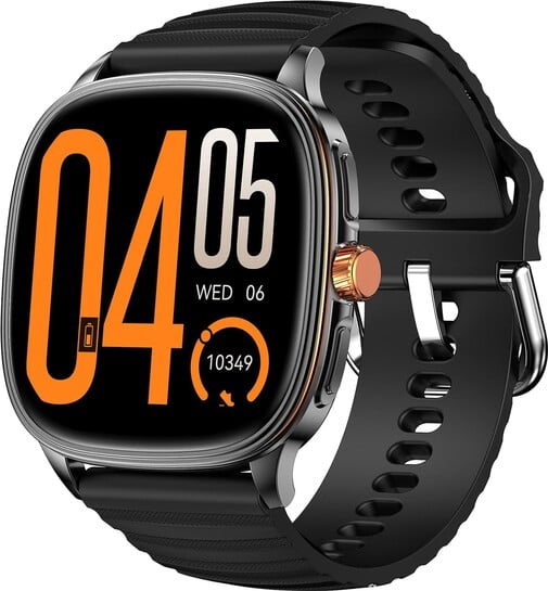 Click to enlarge Ai+ NovaWatch Active 9mm Slim, 1.73" AMOLED Display, BT Calling, IP68 Smartwatch (Classic Black Strap, Free Size)