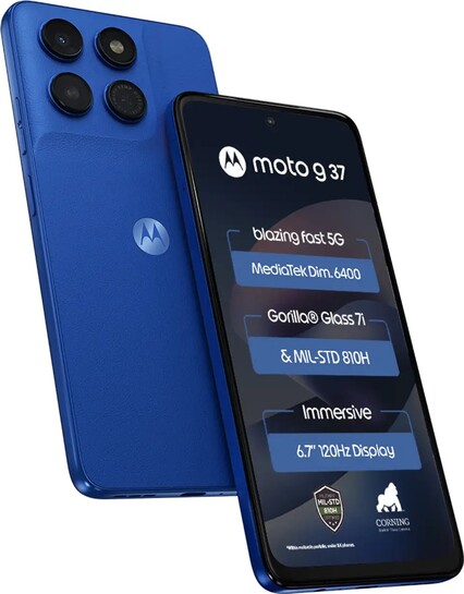MOTOROLA g37 (PANTONE Nautical Blue, 64 GB) (4 GB RAM)