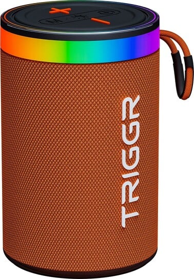 TRIGGR Roar 10 with RGB Lights, Fabric Exterior, TWS & FM Mode, 8...more