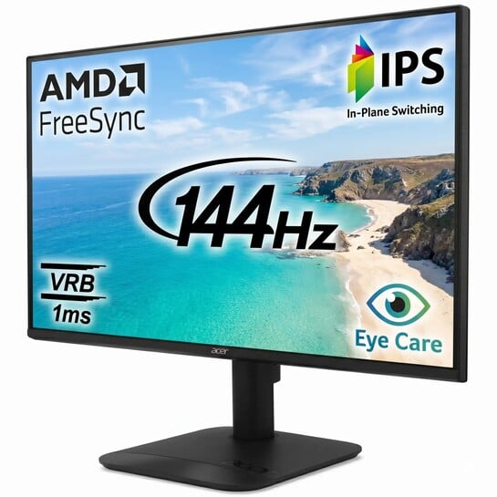 Acer KA2 60.45 cm (24 inch) Full HD LED Backlit IPS Panel with 6 axis Color Adjustment, 2X2W Inbuilt Speakers