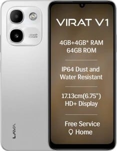 LAVA Virat V1 (Himalayan Silver, 64 GB) (4 GB RAM)
