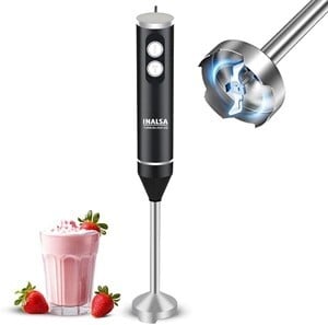 Inalsa 450 W Black Hand Blender (TurboBlend 450W Powerful Motor 2...more