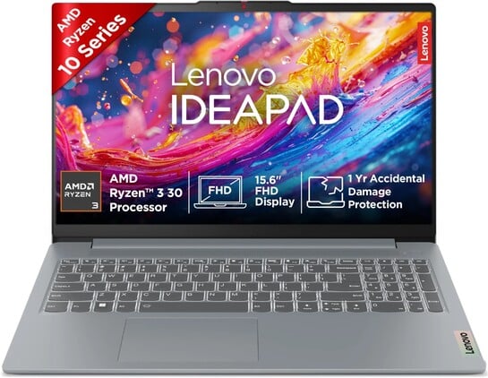 Lenovo IdeaPad Slim 3 AMD Ryzen 3 30 - (16 GB/512 GB SSD/Windows ...more