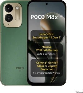 POCO M8x 5G (Leather Green, 128 GB) (4 GB RAM) sale 27 Aug