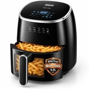 Inalsa Tasty Fry DW 5.5, 1600W, Digital, Electric with LED Displa...more