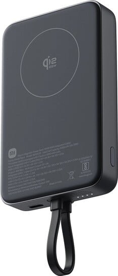 Mi 10000 mAh 45 W Wired & Wireless Pocket Size Power Bank (Black,...more