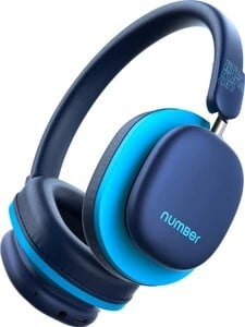Number Headit Pro 100H Battery, 35ms Gaming Bluetooth Headset (Pro Blue, On the Ear)