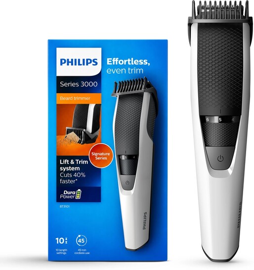 Click to enlarge PHILIPS BT3101/15, Lift & Trim Tech, Effortless Even Trim Trimmer...more