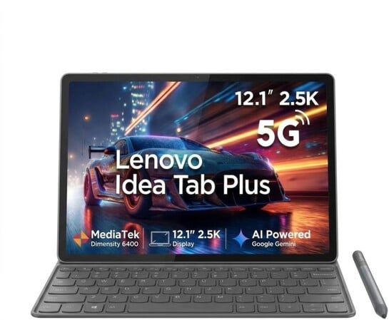 Click to enlarge Lenovo Idea Tab Plus | 12GB RAM | 256GB ROM | 12.1" | 5G | Luna Grey