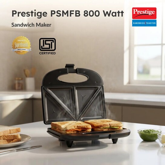 Prestige PSMFB Toast Sandwich Maker (Black)