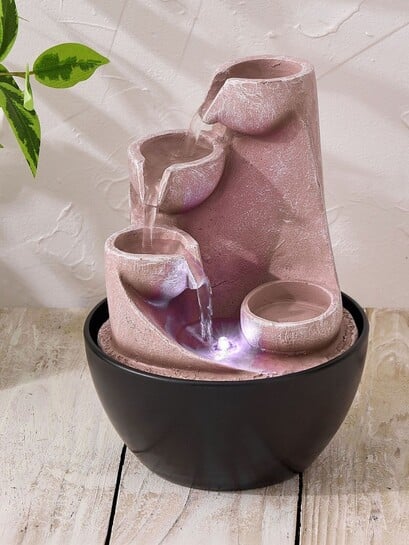 Click to enlarge Buy Home Centre Beige & Black Diya Water Fountain - Fountains for Unisex 42111589 | Myntra