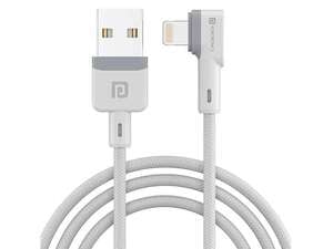 Portronics Konnect L 20W PD Quick Charge Type-C to 8-Pin USB Mobile Charging Cable, 1.2M, Tangle Resistant, Fast Data Sync - Whitesee less
