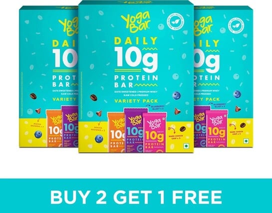 Yogabar Variety Pack Protein 30 Bars(Rs 20 Per Bar)
