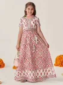 Psspeaches: Girls’ Lehenga Collection Starting ₹392 | 90% OFF